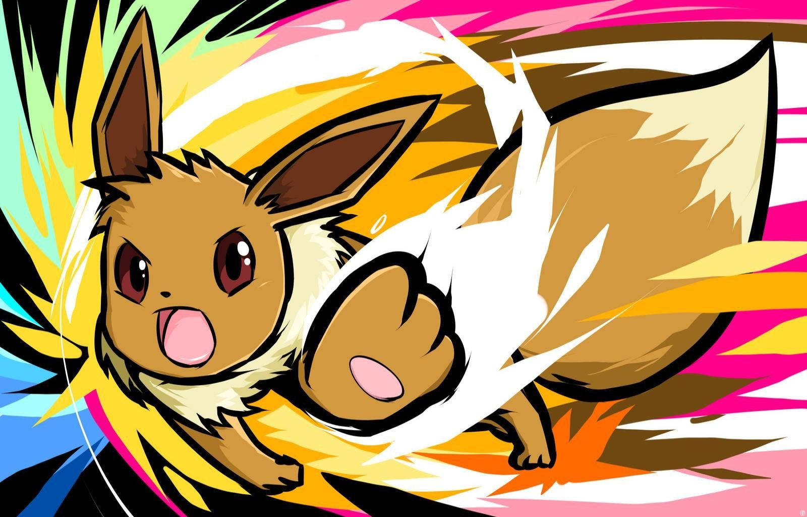 Eevee Of Pokémon Fan Art Wallpaper