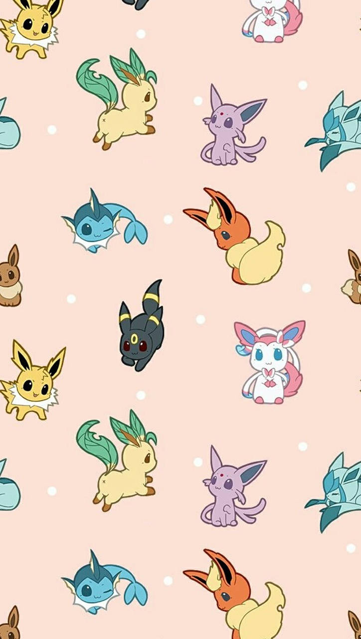 Eevee With Other Iphone Wallpaper