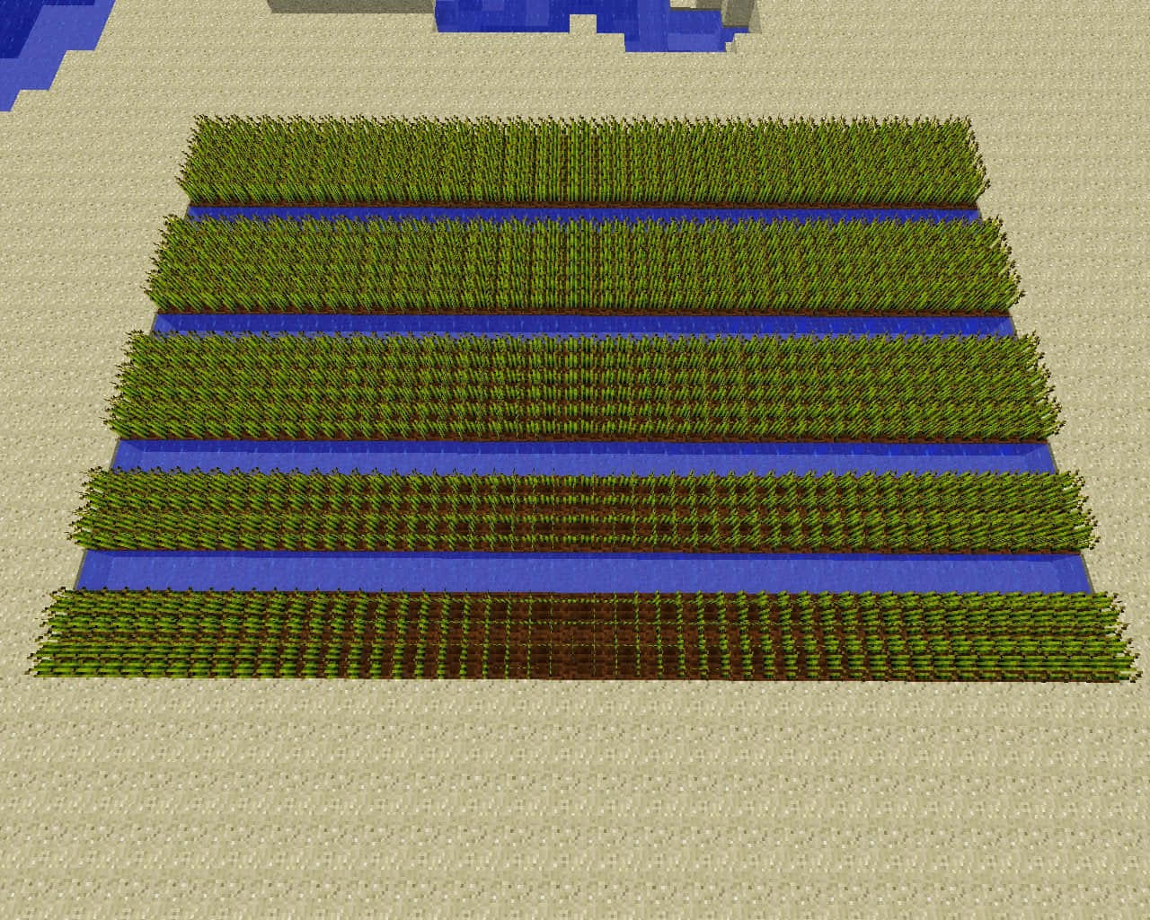 Efficient Minecraft Farming With Crops And Livestock Wallpaper