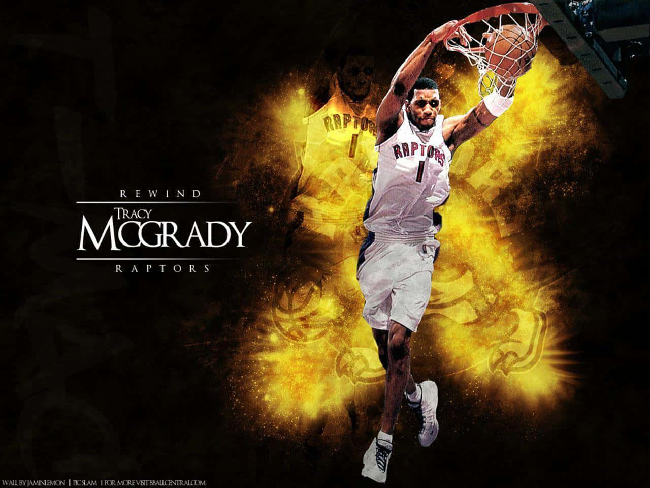 Eight-time Nba All Star Tracy Mcgrady Wallpaper