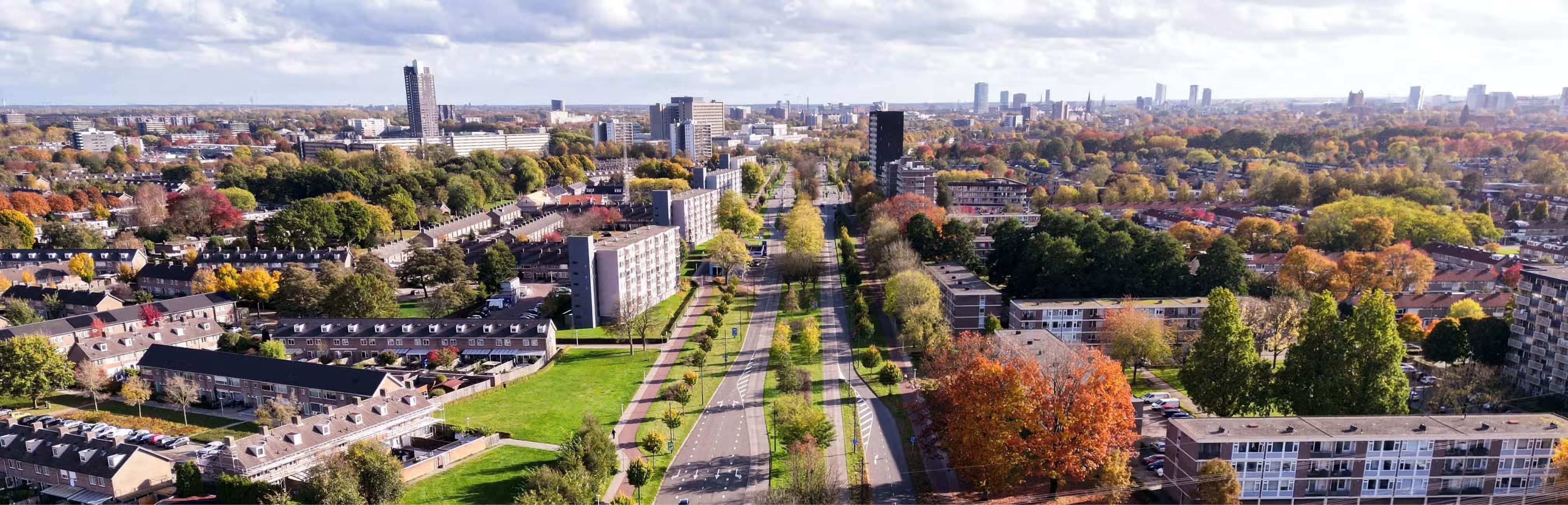 Eindhoven Autumn Aerial View Wallpaper