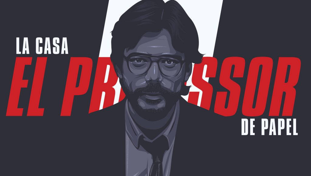 El Professor Money Heist 4k Wallpaper