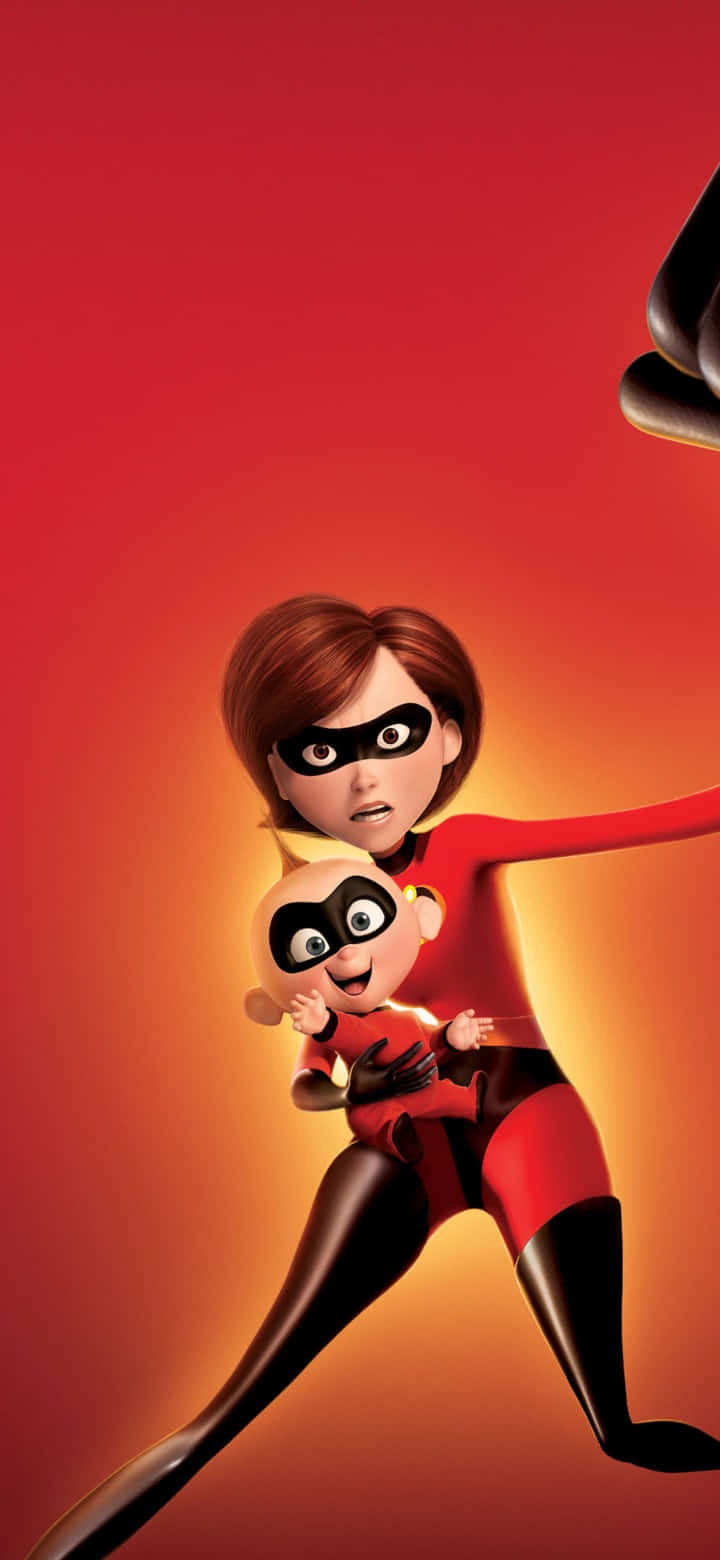 Elastigirl_and_ Jack Jack_ Incredibles_ Poster Wallpaper