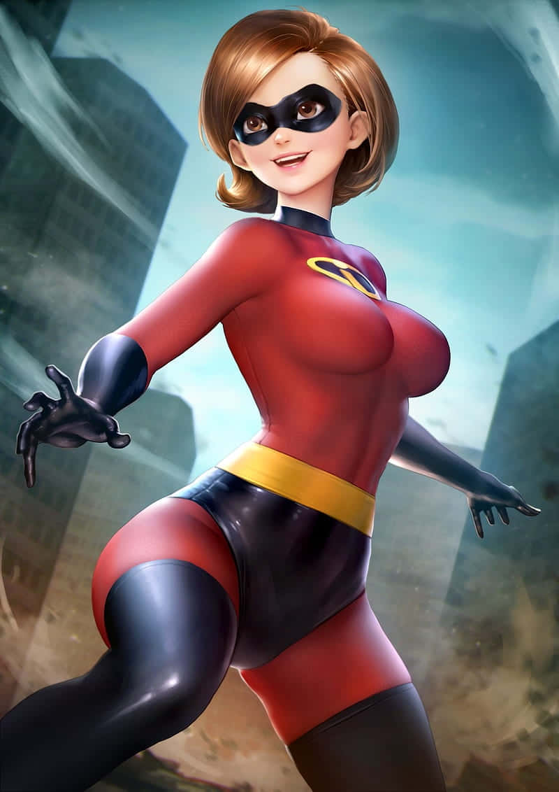 Elastigirl Hero Pose Wallpaper