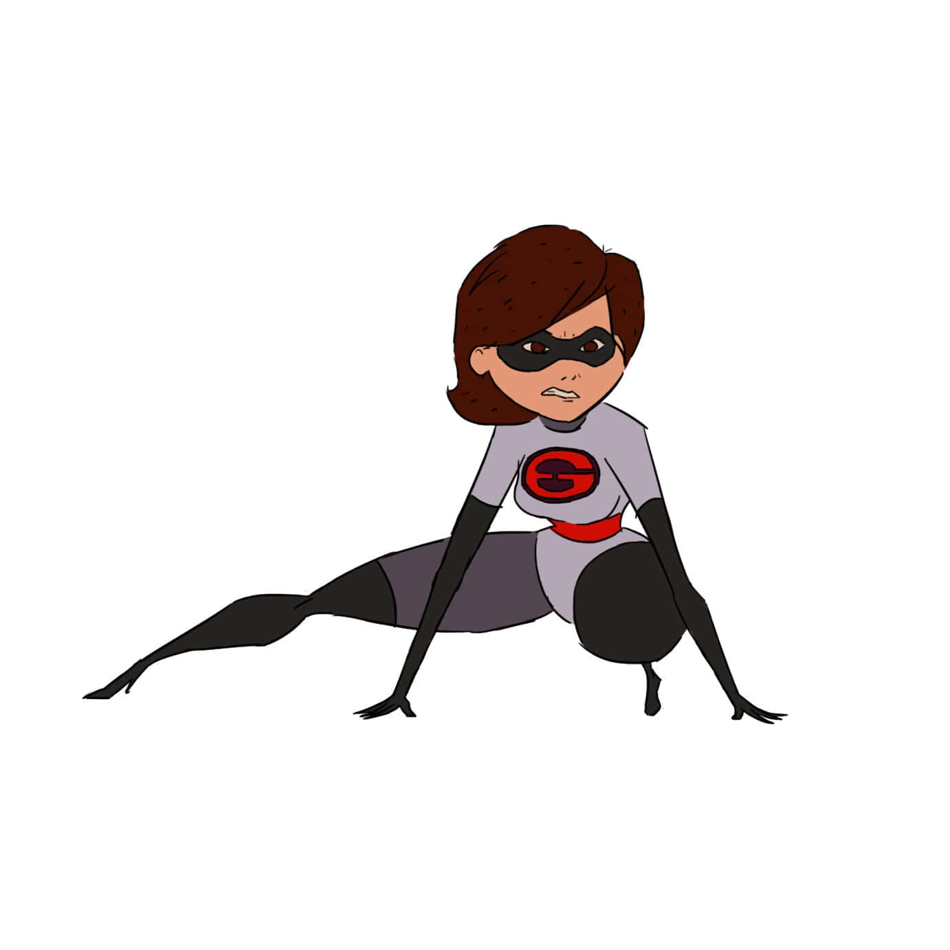 Elastigirl In Action Pose Wallpaper