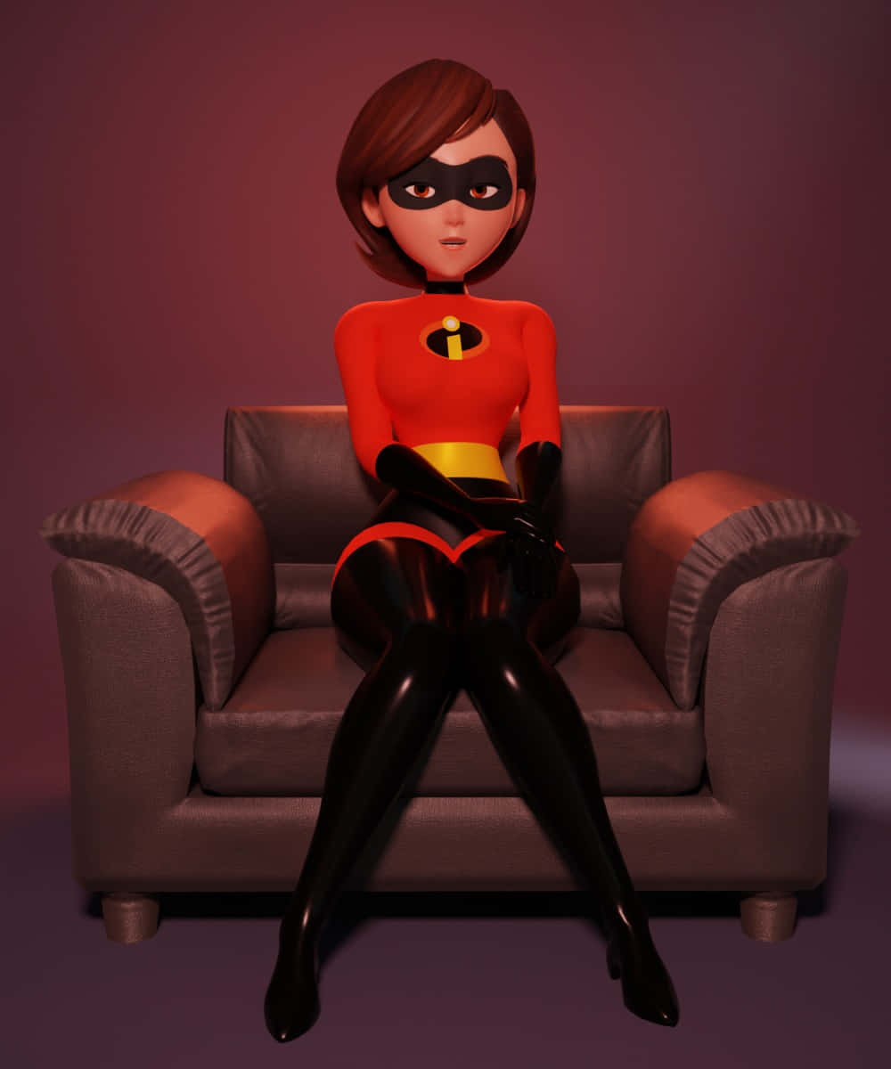 Elastigirl Seated Pose Wallpaper