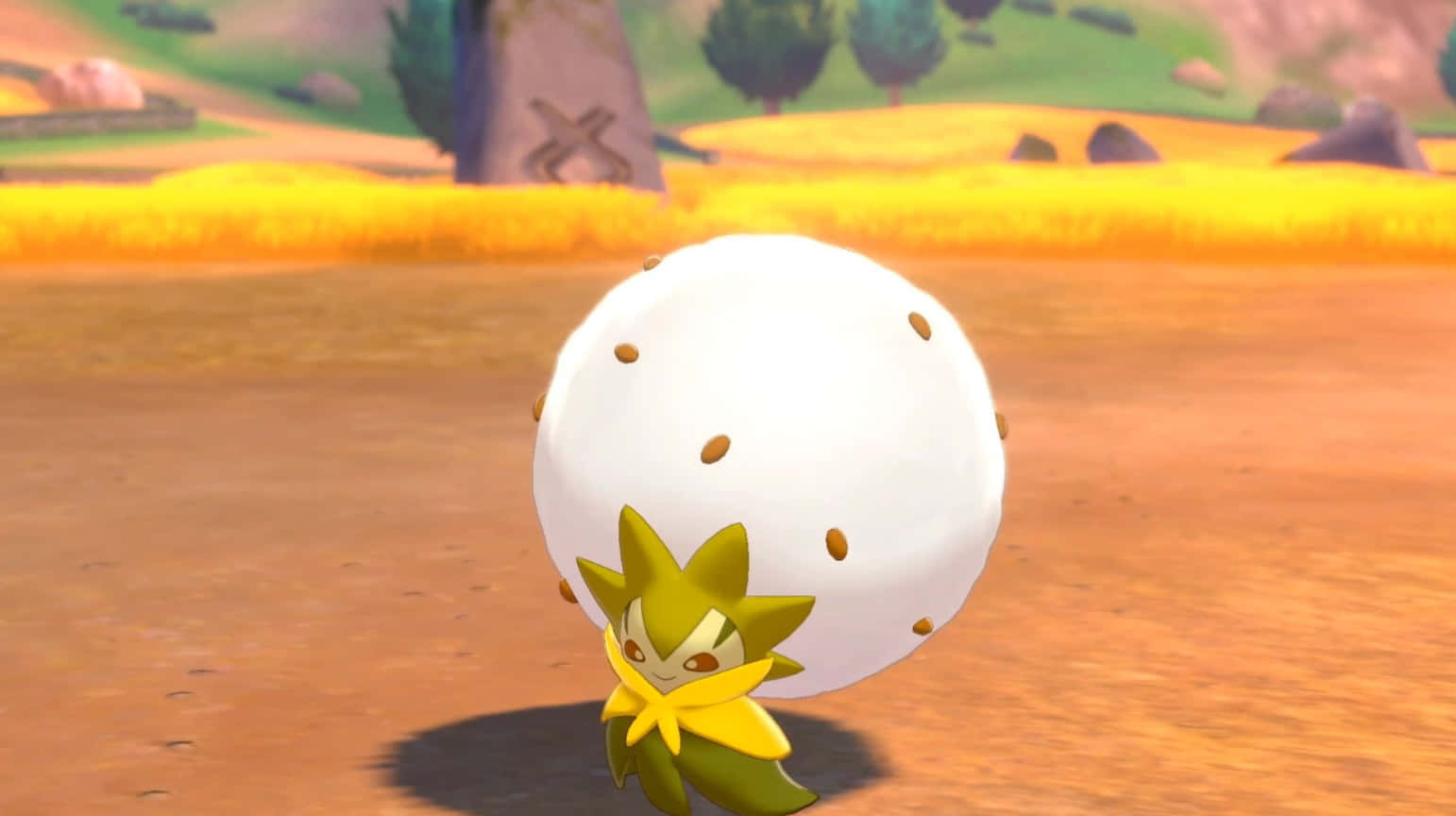 Eldegoss In Video Game Wallpaper