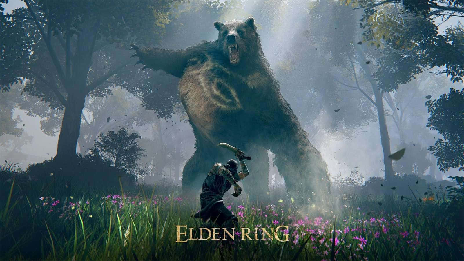 Elden Ring Bear Encounter Wallpaper