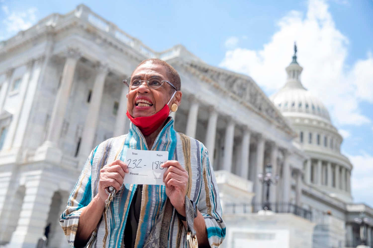 Eleanor Holmes Norton In United States Capitol Wallpaper