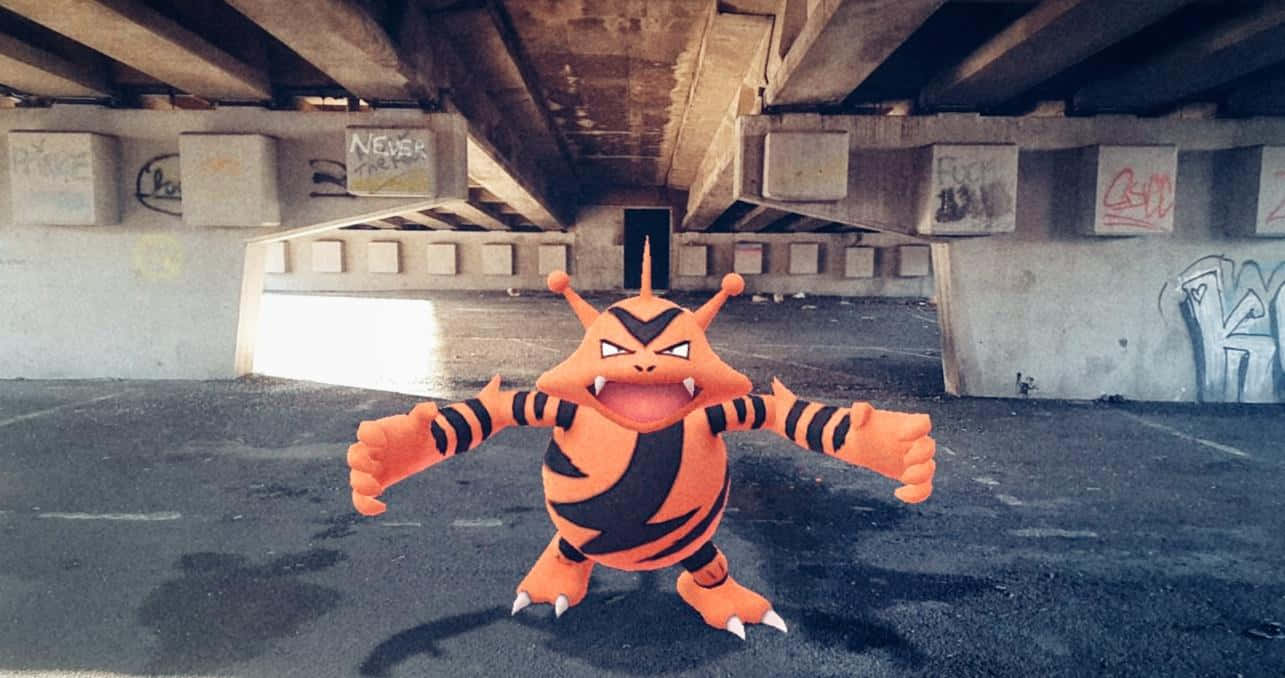 Electabuzz Under Highway Wallpaper