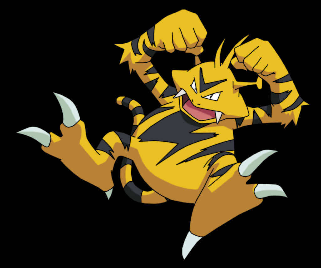 Electabuzz White Background Wallpaper