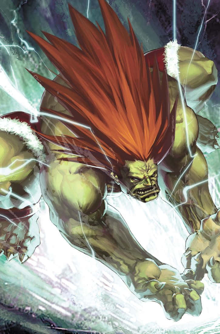 Electric Fury Blanka Street Fighter Wallpaper