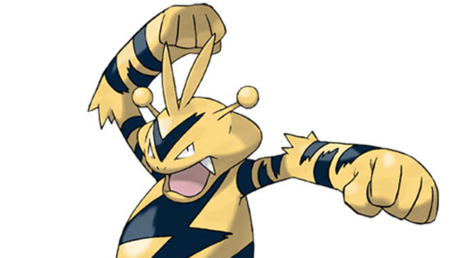 Electrifying Force - Electabuzz In Action Wallpaper