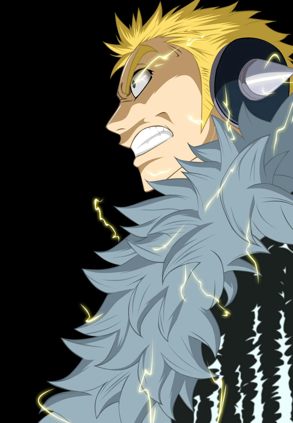 Electrifying Laxus Dreyar Unleashes His Power Wallpaper