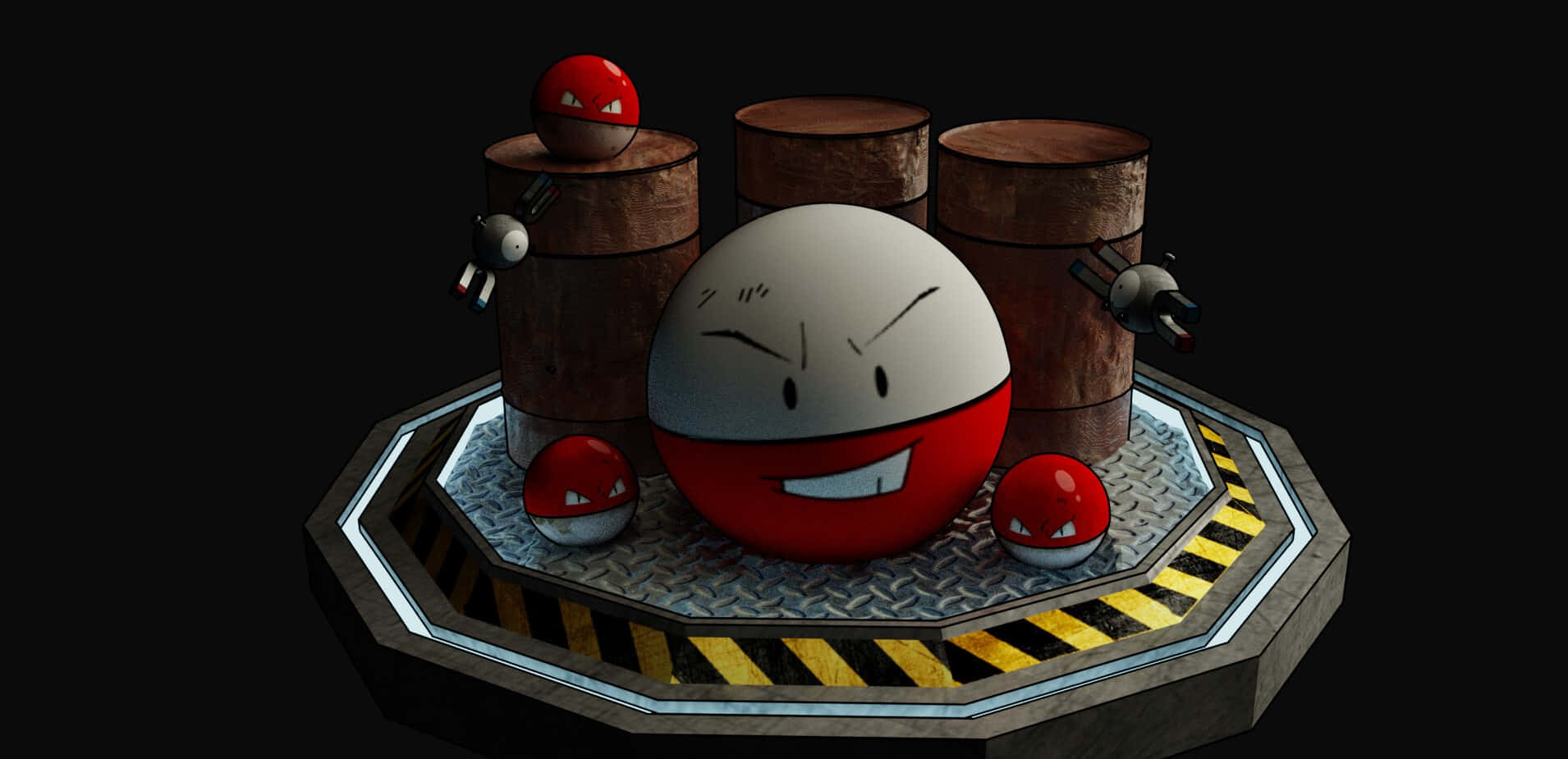 Electrode With Barrels Wallpaper