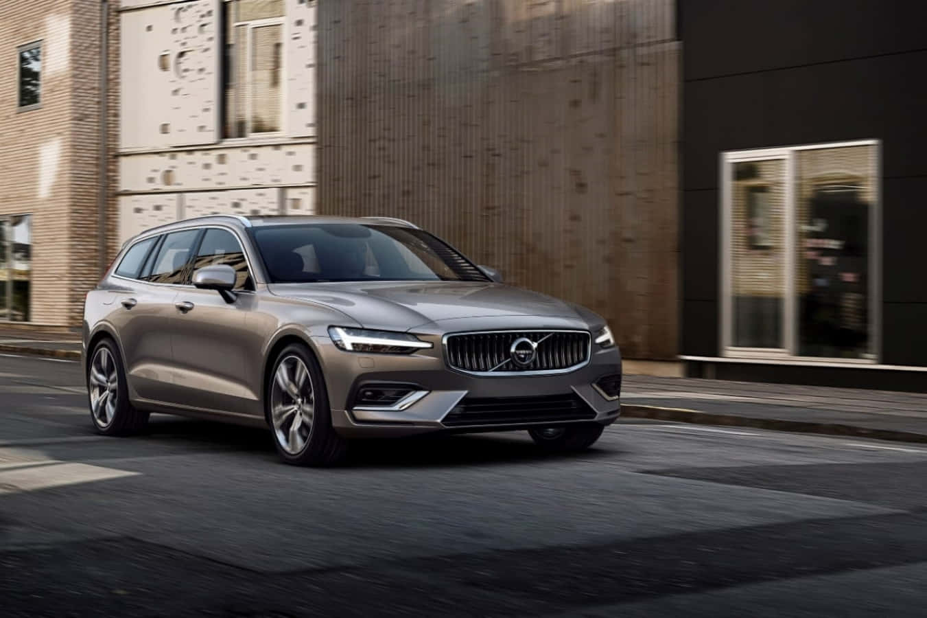 Elegance In Motion - A Stunning Volvo V60 Wallpaper