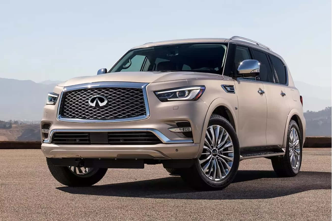 Elegance Meets Power - The 2022 Infiniti Qx80 Wallpaper