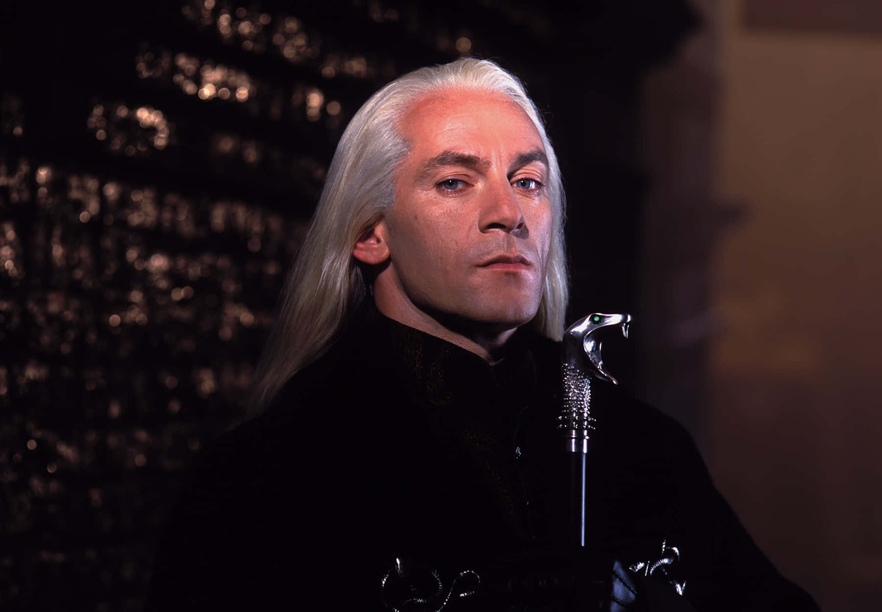 Elegant Antagonist Lucius Malfoy Wallpaper