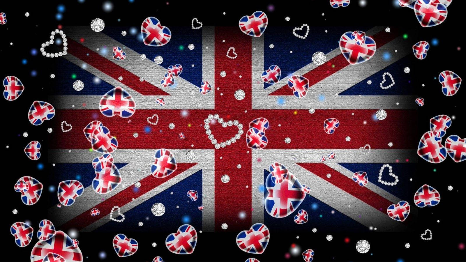 Elegant Artistic Finesse On The United Kingdom Flag Wallpaper