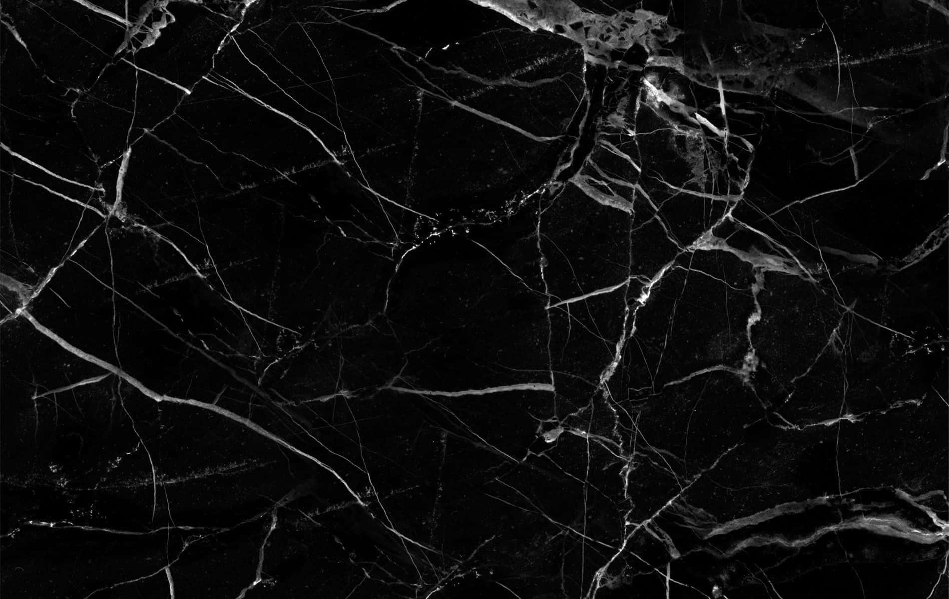 Elegant Black And White Marble Pattern Wallpaper