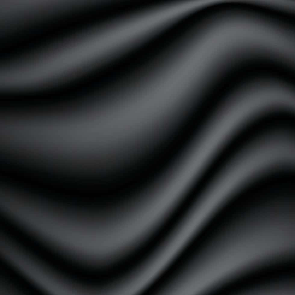 Elegant Black Silk Texture Wallpaper