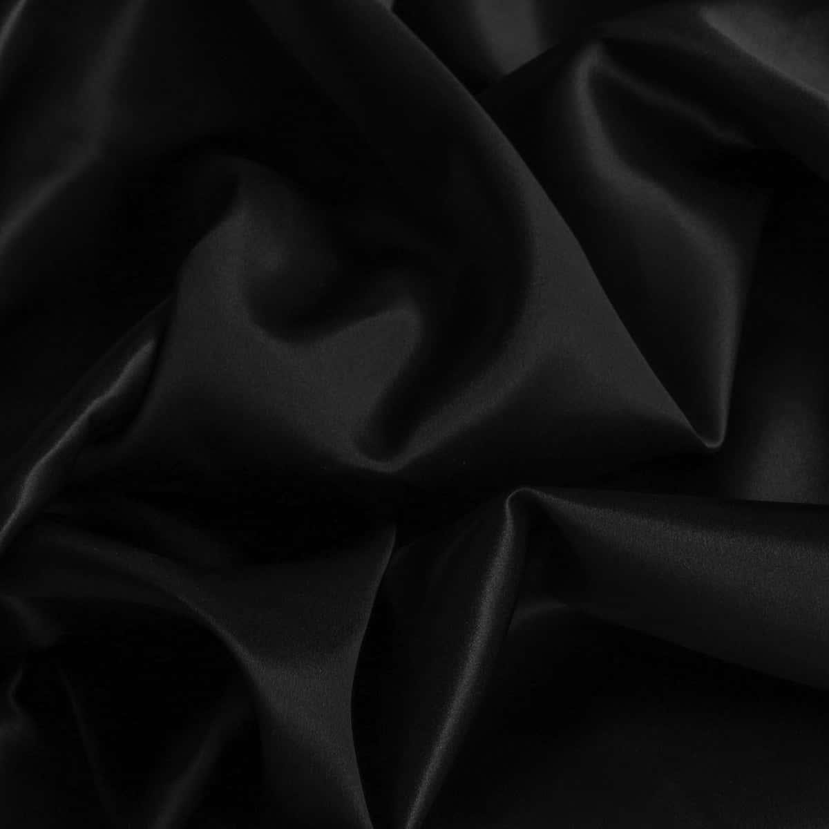 Elegant Black Silk Texture Wallpaper