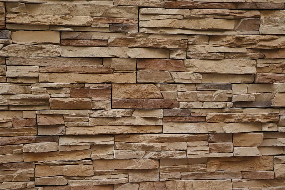 Elegant Brown Stone Texture Wallpaper