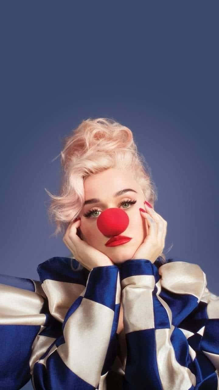 Elegant Clown Aesthetic Portrait Wallpaper