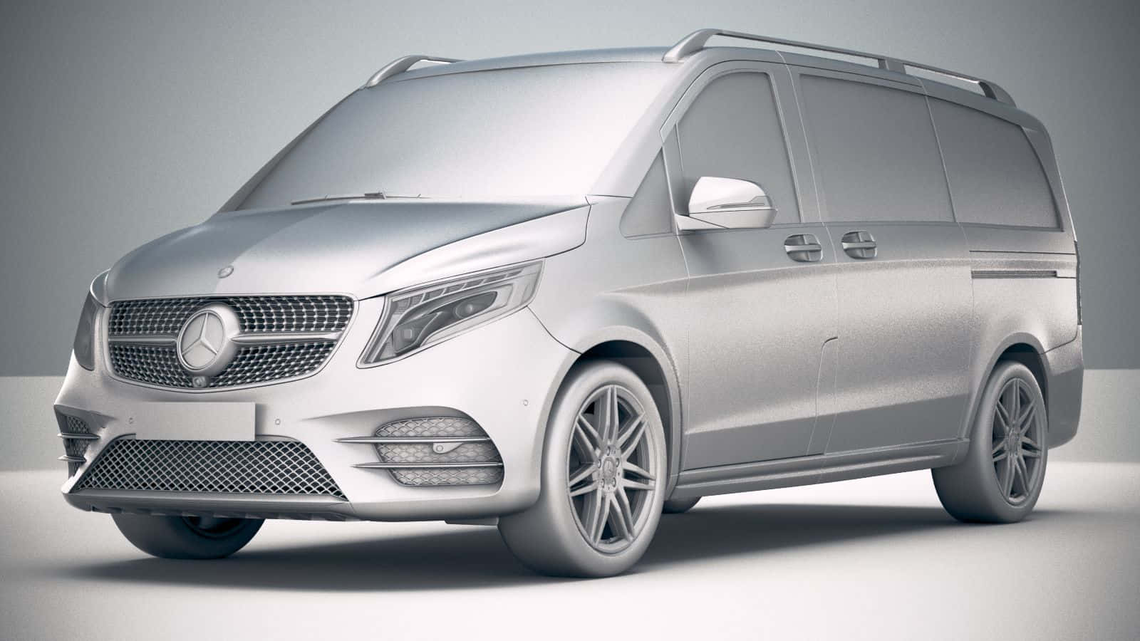 Elegant Design Of The Mercedes Benz V-class Wallpaper