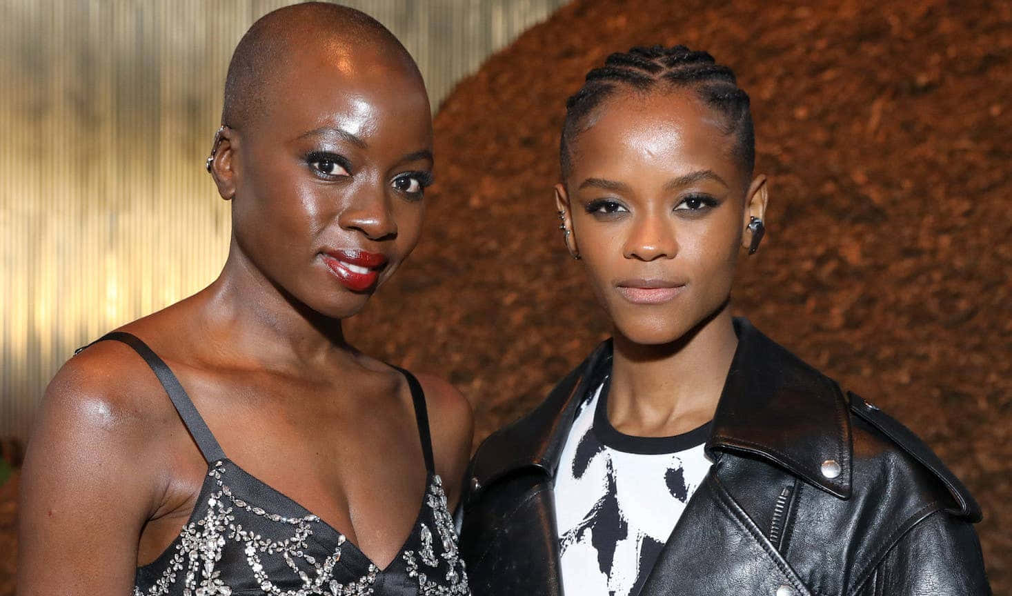 Elegant Event With Letitia Wright Wallpaper