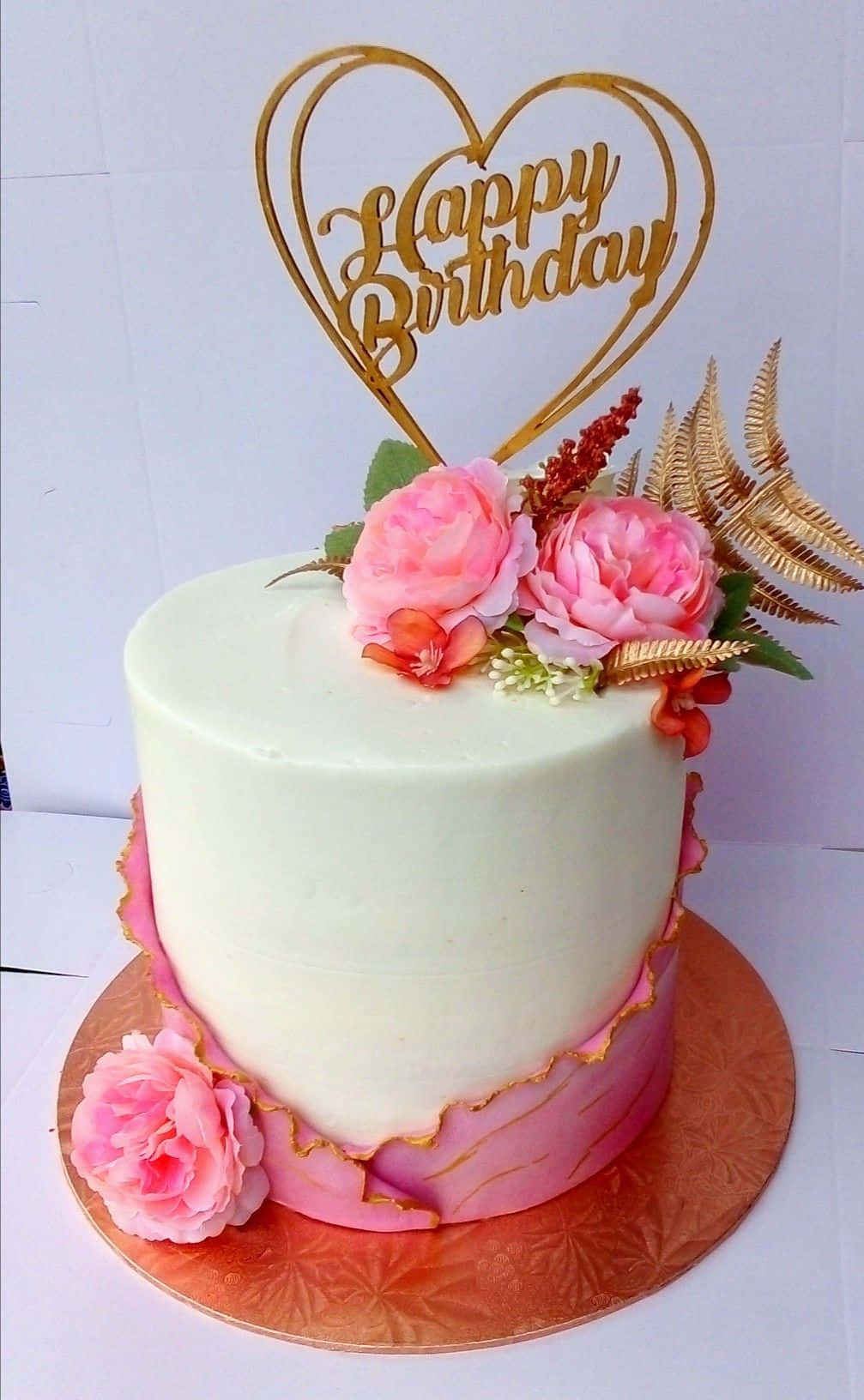 Elegant_ Happy_ Birthday_ Cake_with_ Floral_ Decoration.jpg Wallpaper