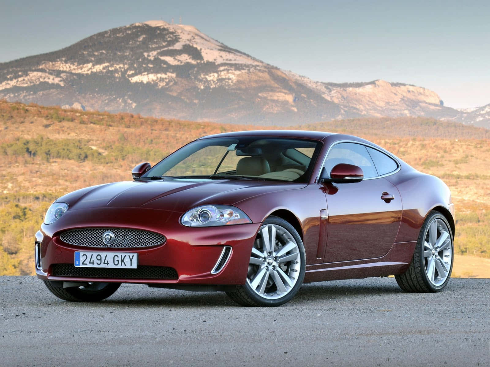 Elegant Jaguar Xk In Action Wallpaper