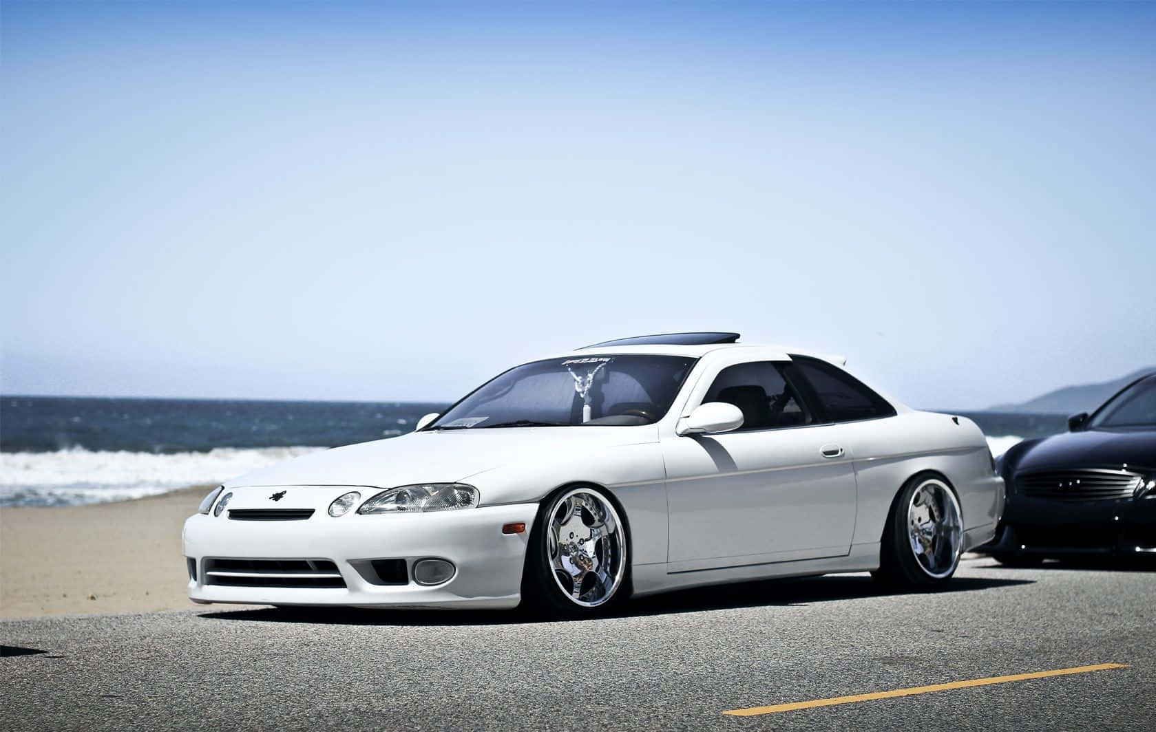 Elegant Lexus Sc 300 In Its Full Glory. Wallpaper