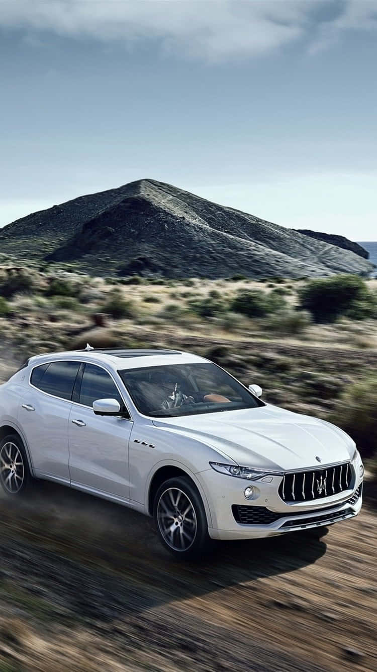 Elegant Maserati Levante In Its Full Glory. Wallpaper