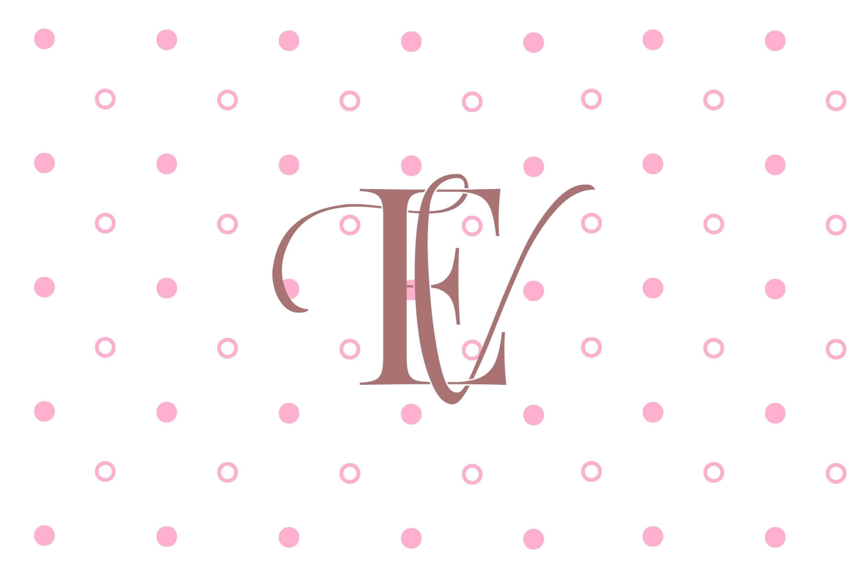 Elegant Monogram E Design Wallpaper