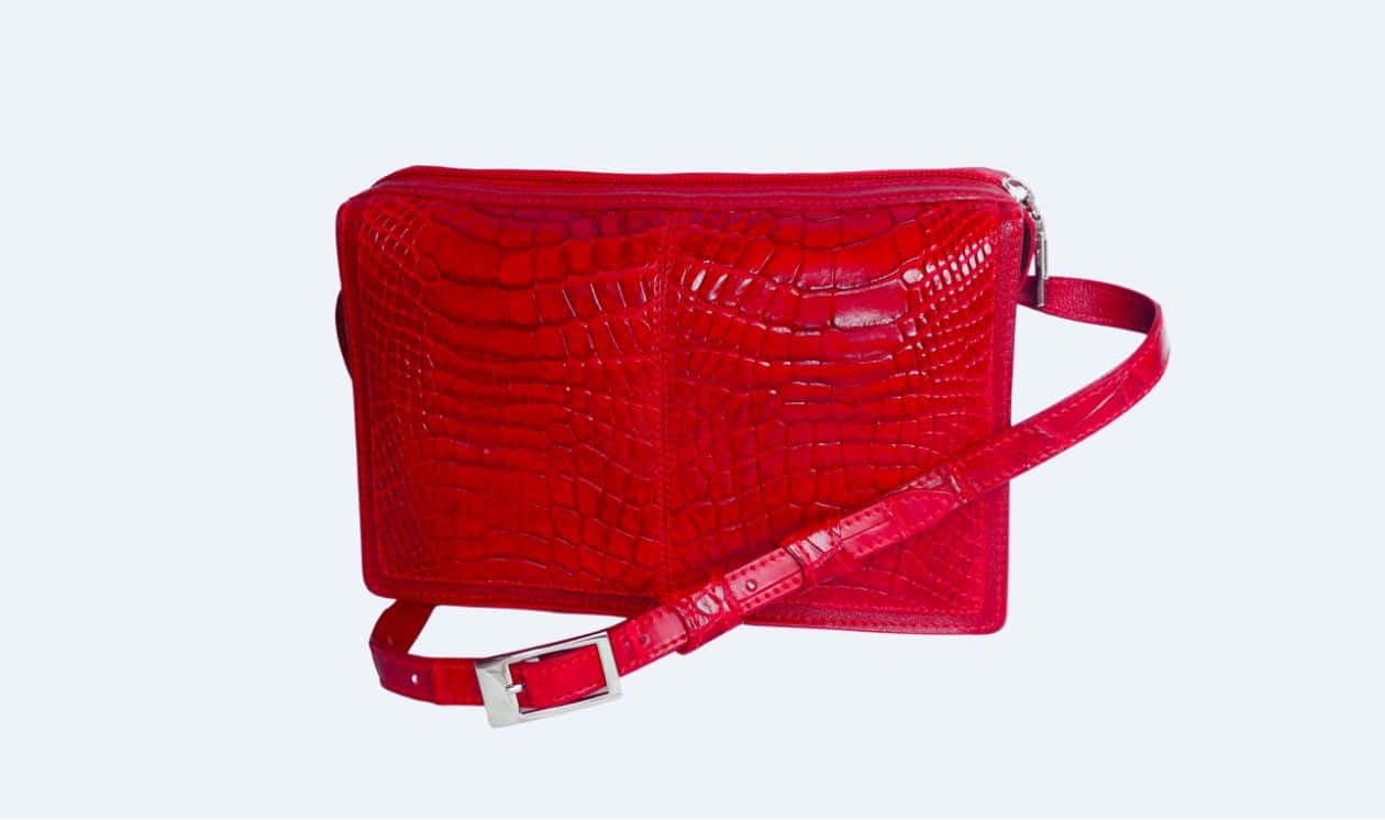 Elegant Red Handbag Wallpaper