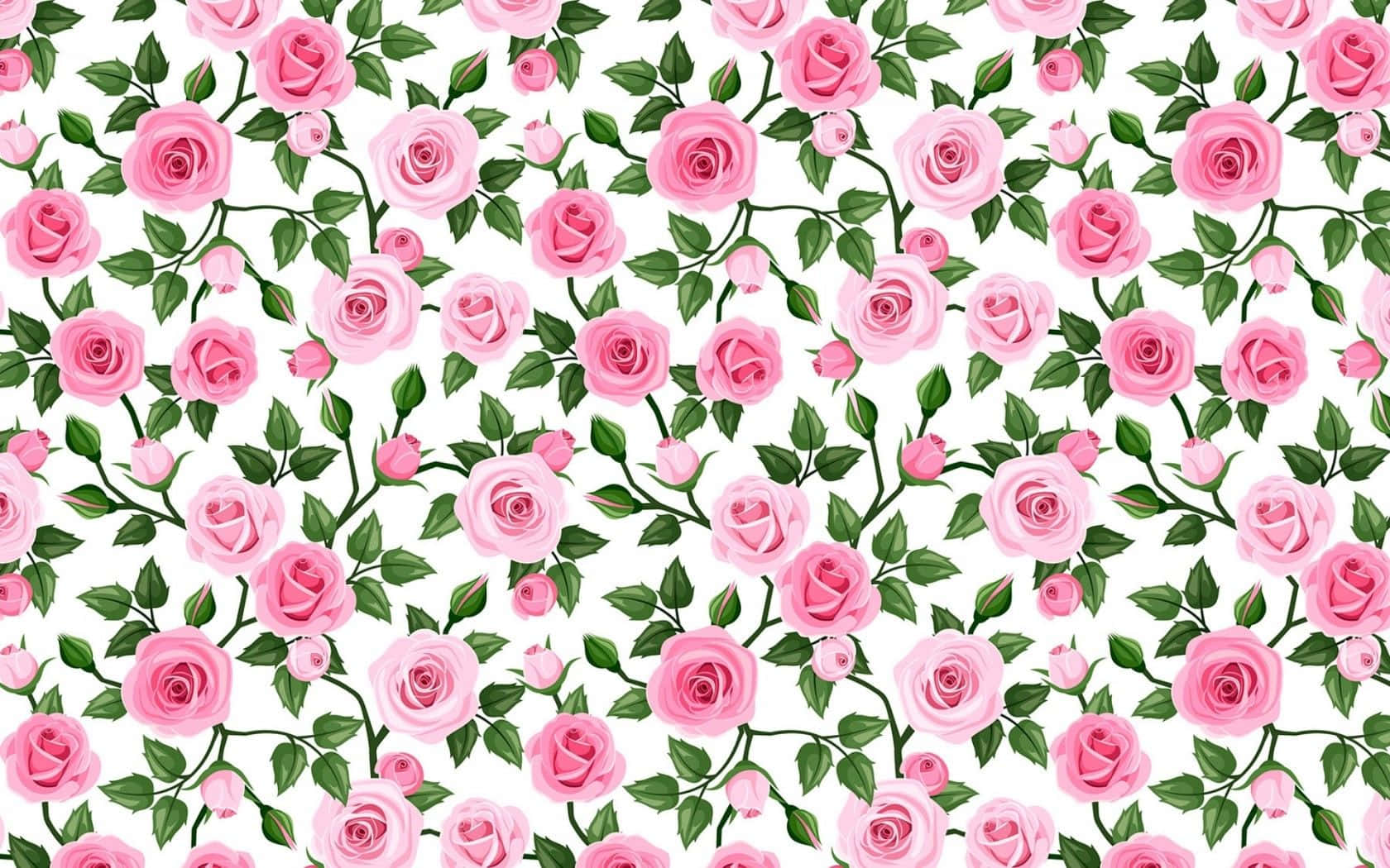 Elegant Rose Pattern Wallpaper Wallpaper