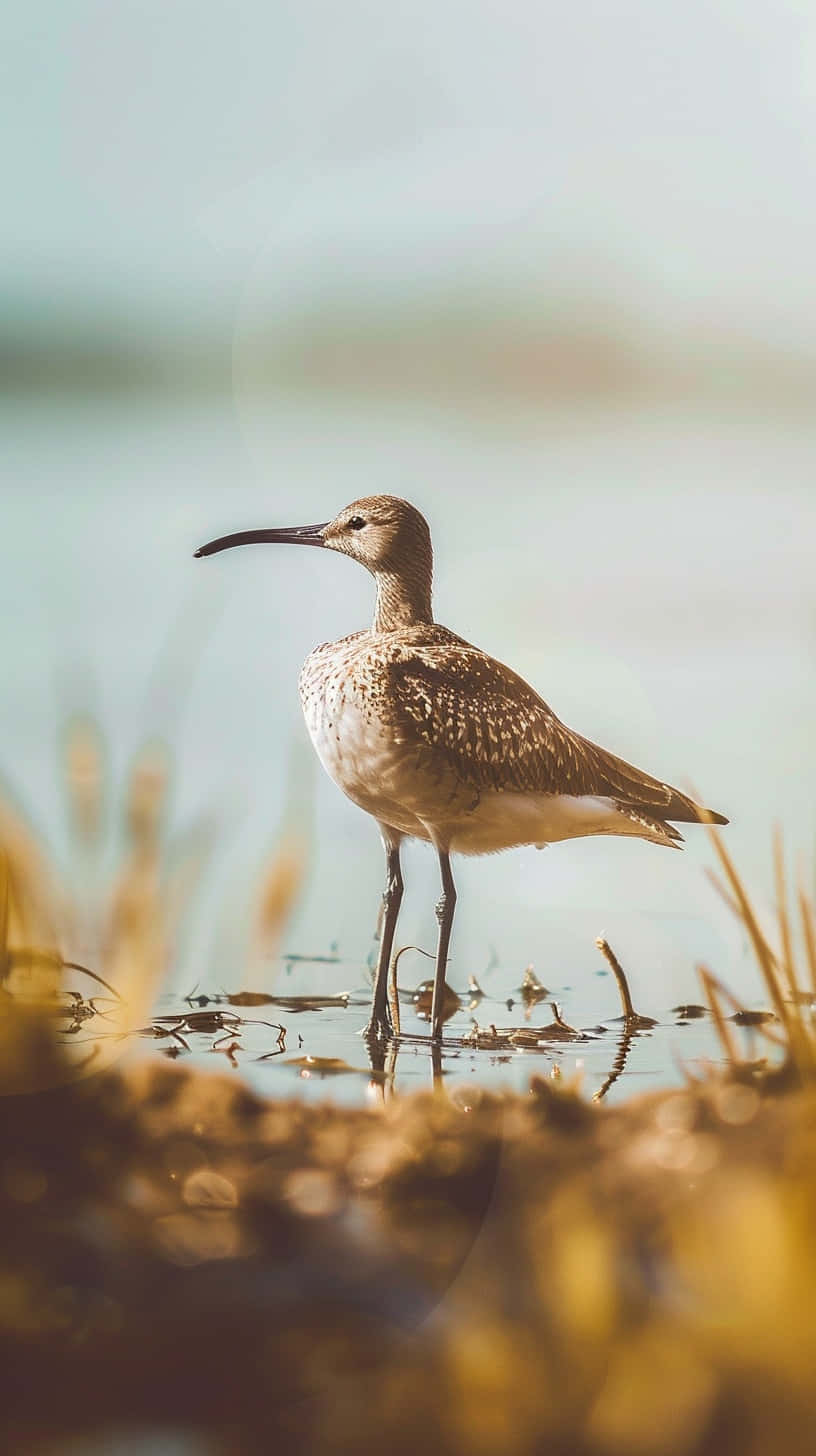 Elegant_ Whimbrel_by_ Waterside.jpg Wallpaper