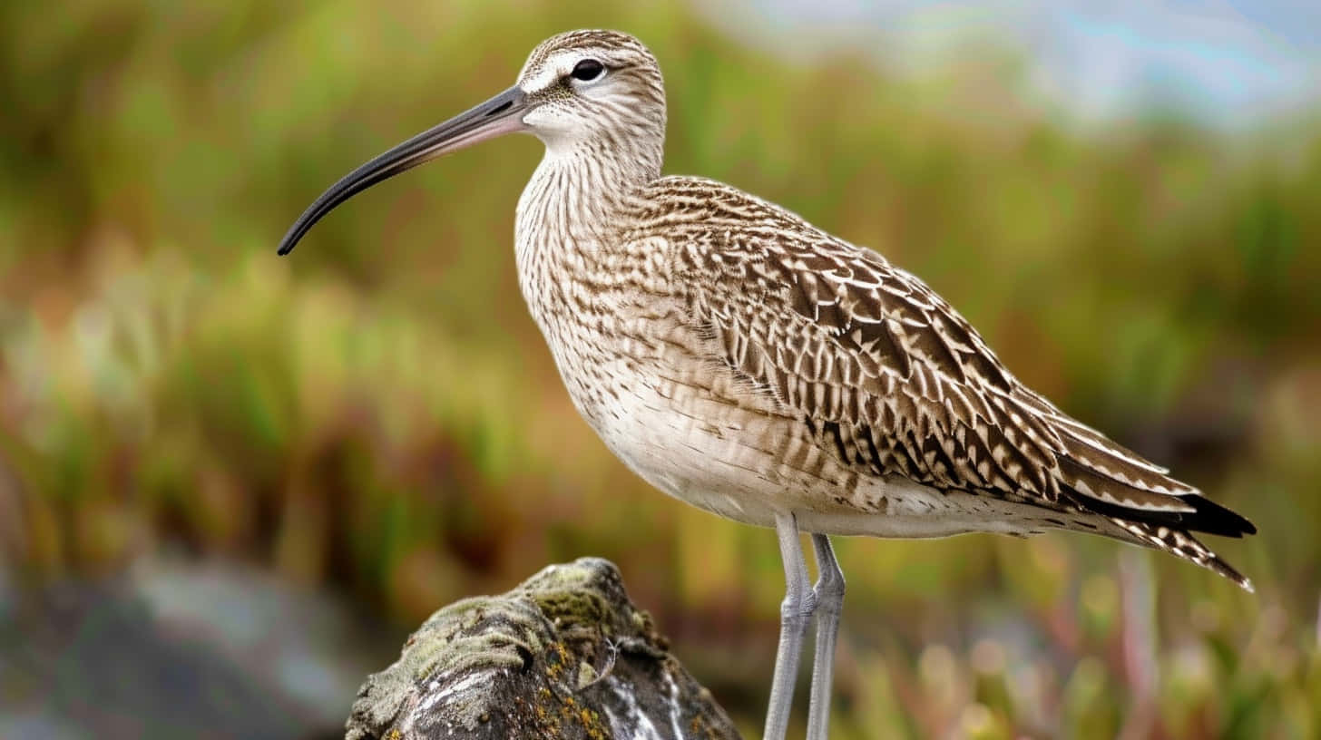 Elegant Whimbrelin Natural Habitat.jpg Wallpaper