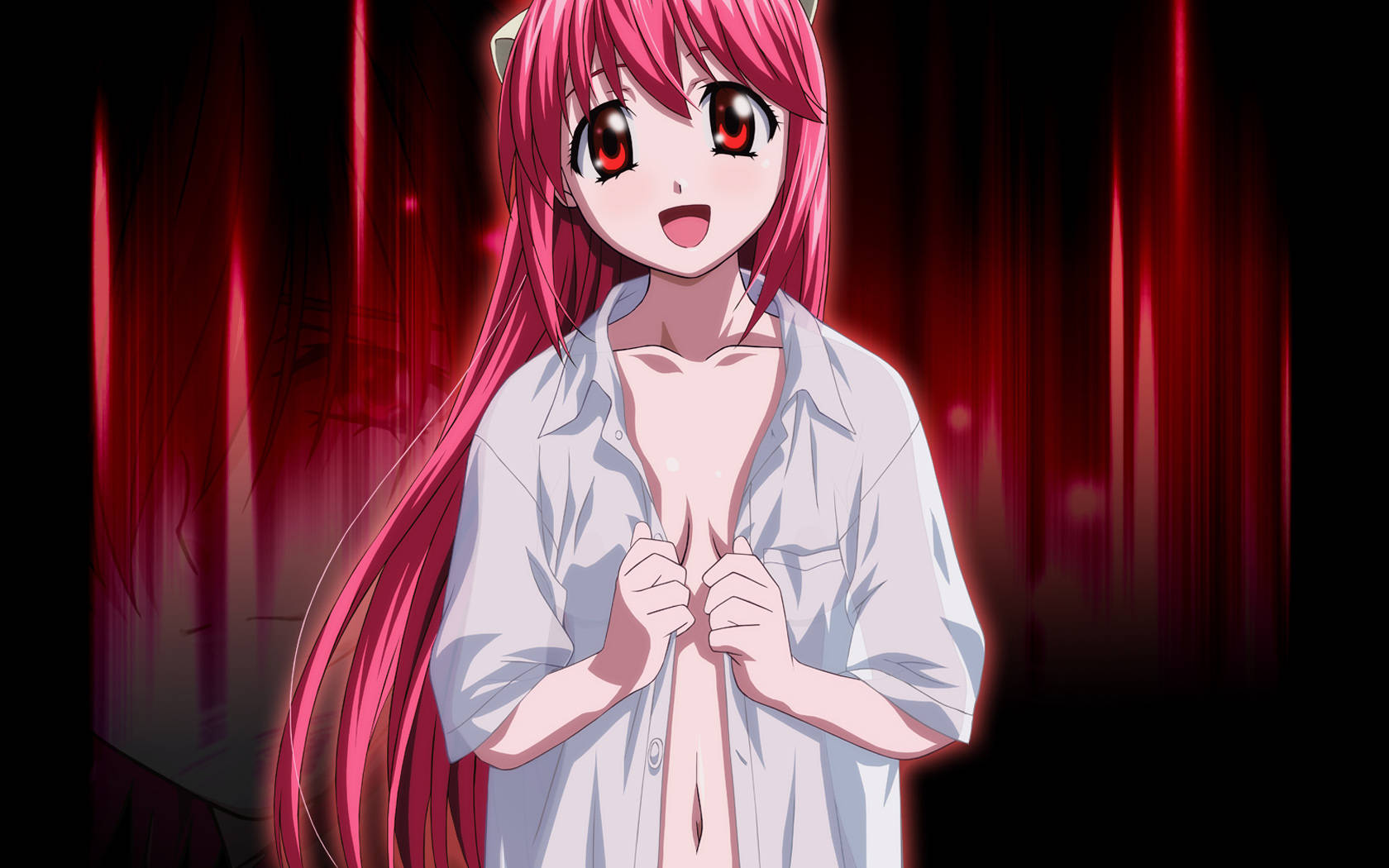 Elfen Lied Cute Lucy Smiling Wallpaper