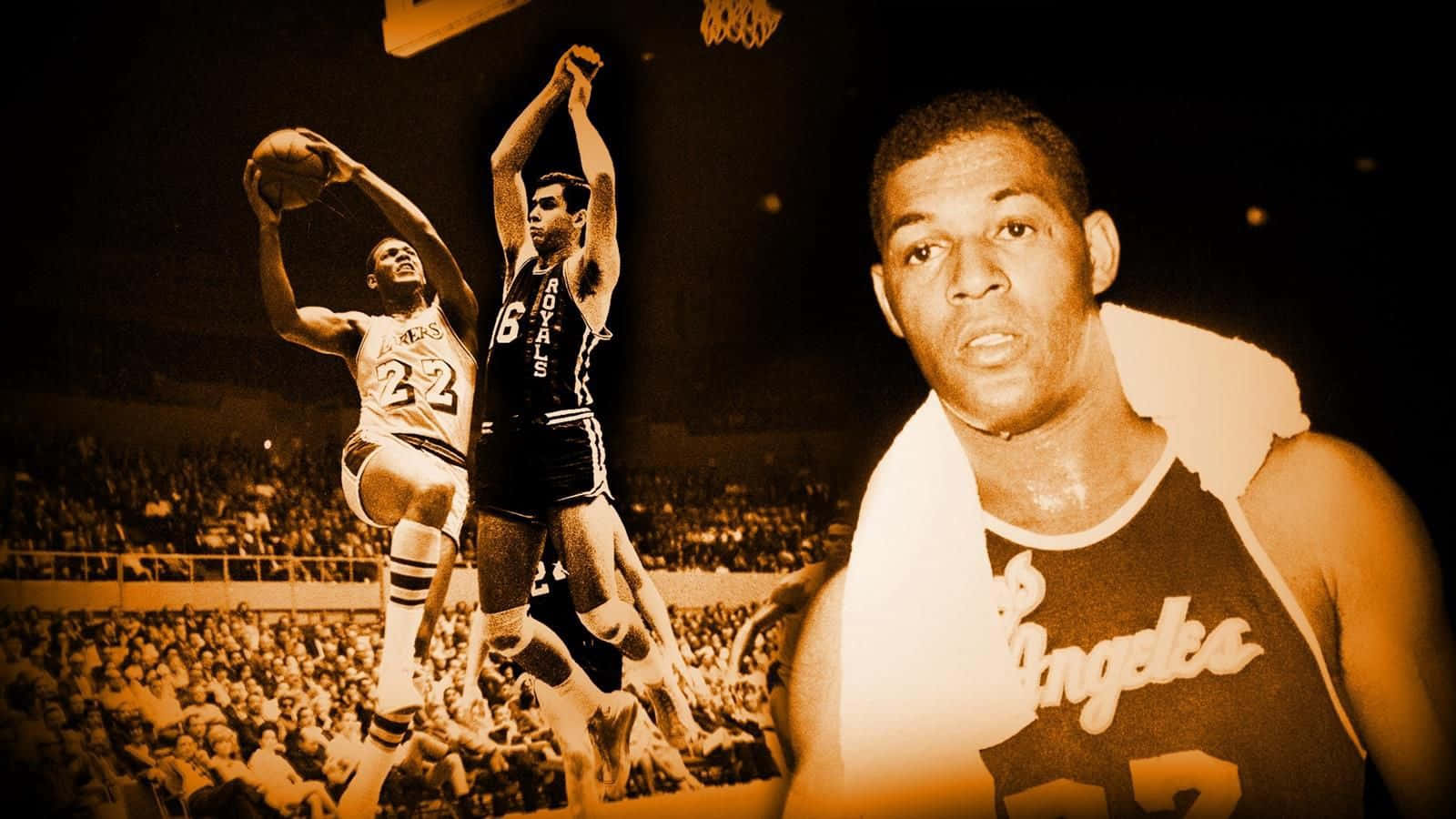 Elgin Baylor Celtics Standout Wallpaper