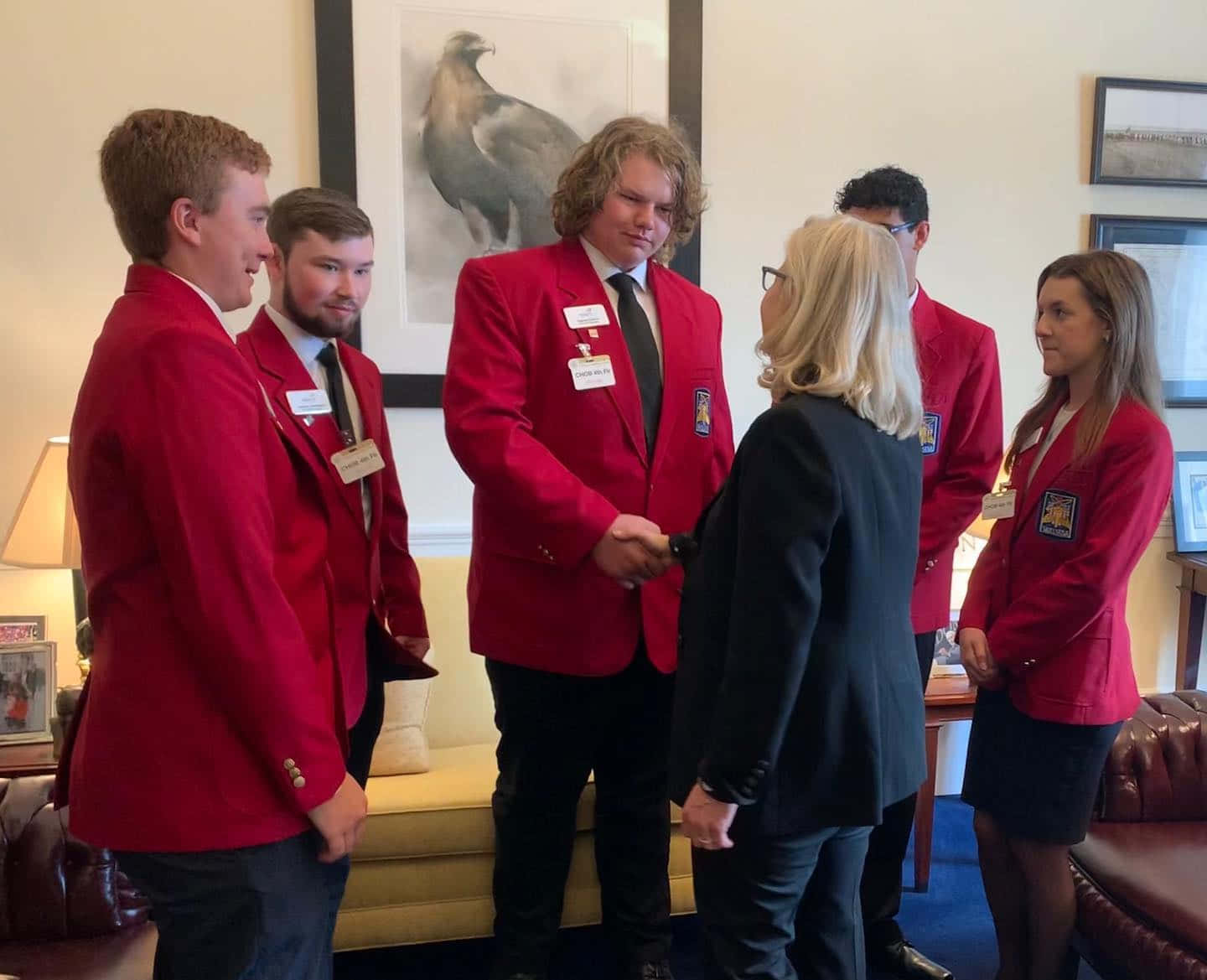 Elizabeth Cheney Meeting Students Wallpaper