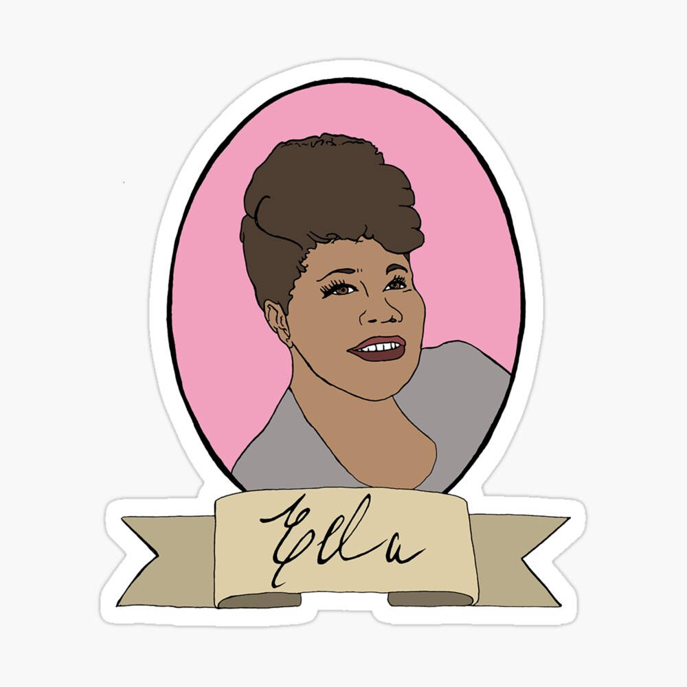 Ella Fitzgerald Cartoon Wallpaper