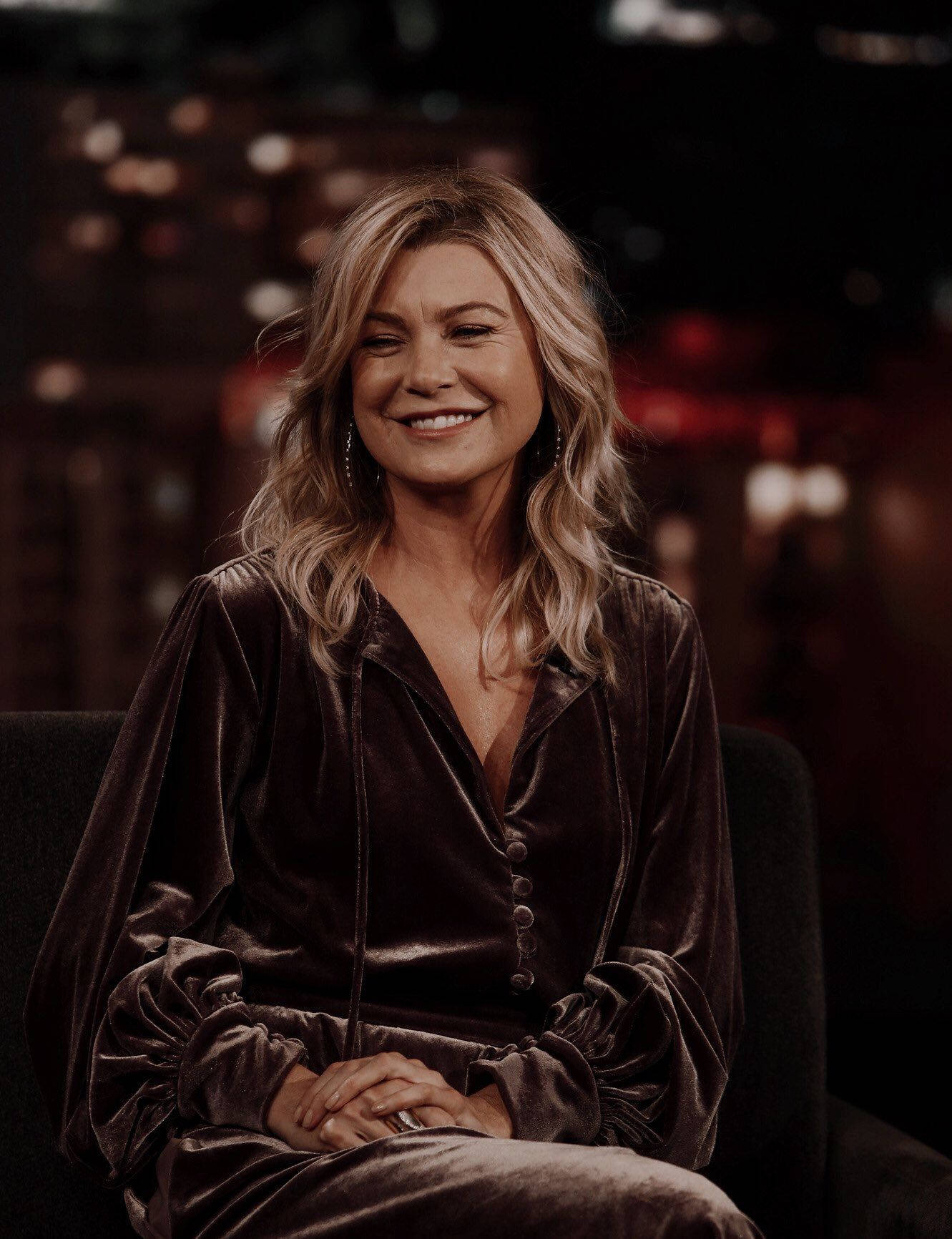 Ellen Pompeo Beautiful Smile Wallpaper