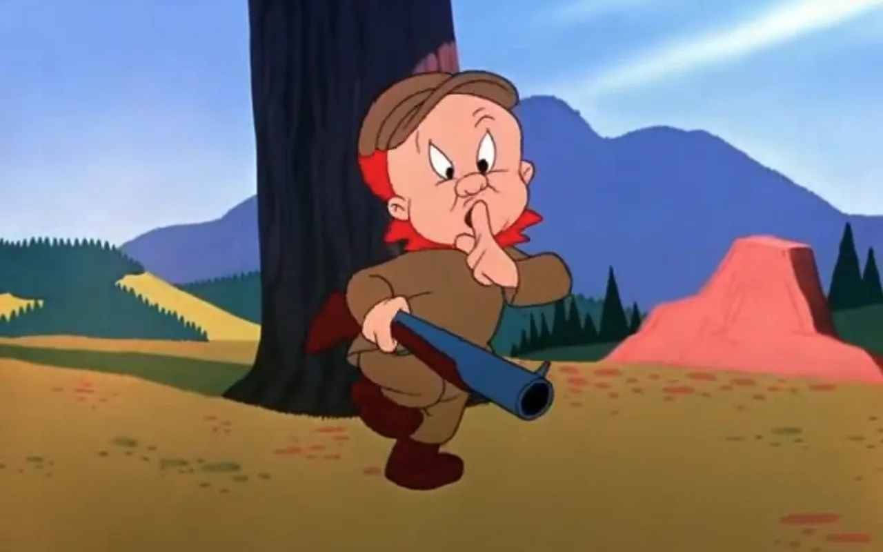 Elmer Fudd Wanting Silence Wallpaper