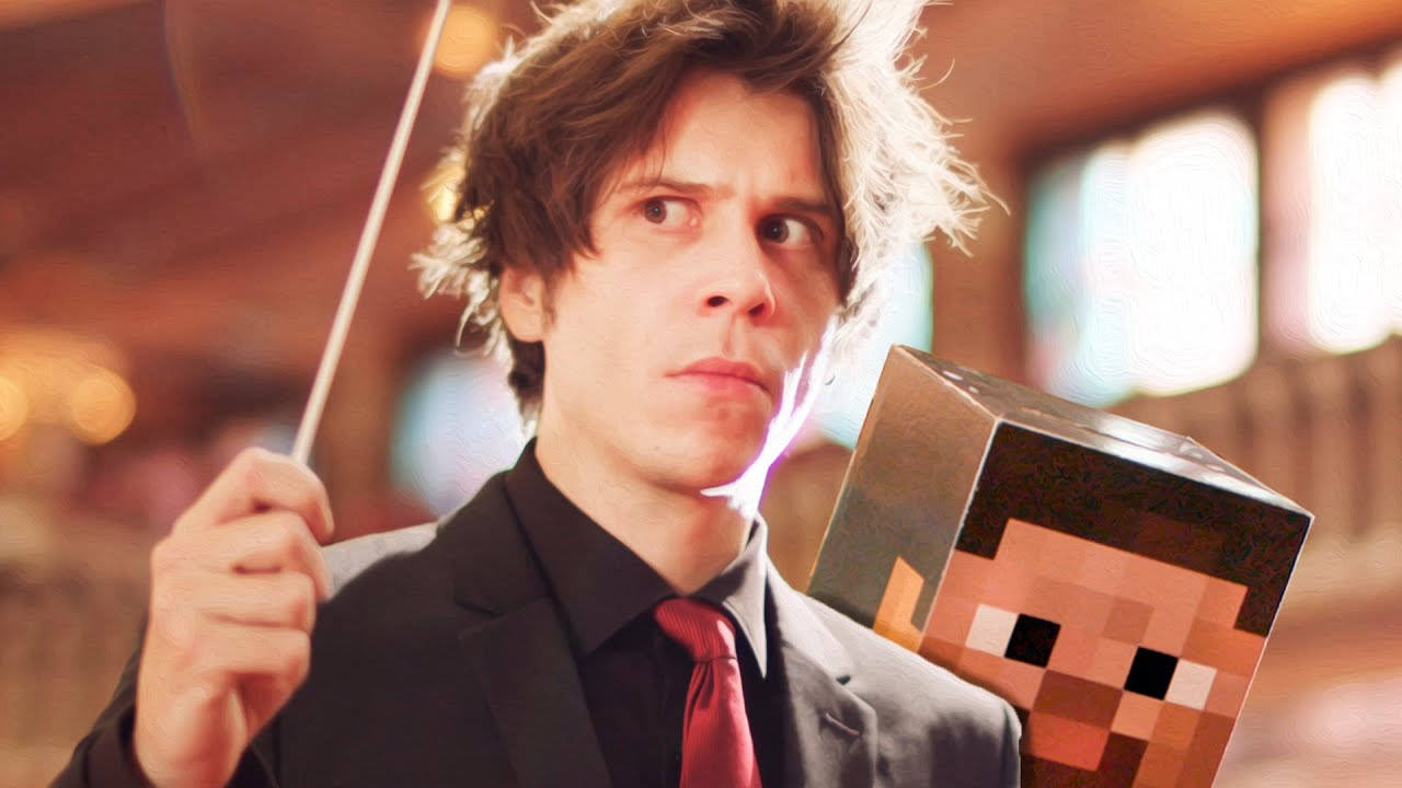 Elrubiusomg With Minecraft Head Wallpaper