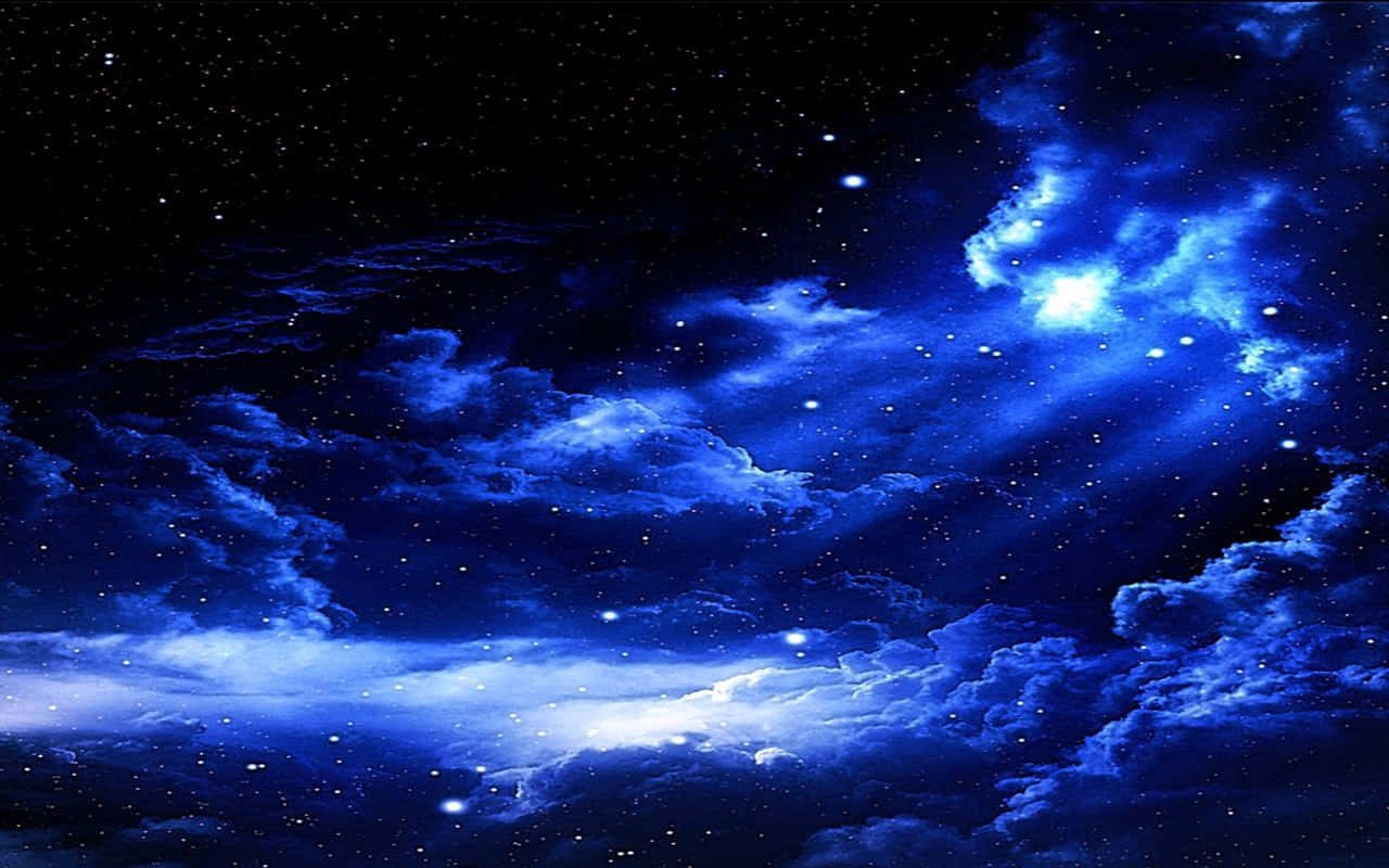 Embrace The Beauty Of The Dark Night Sky Wallpaper