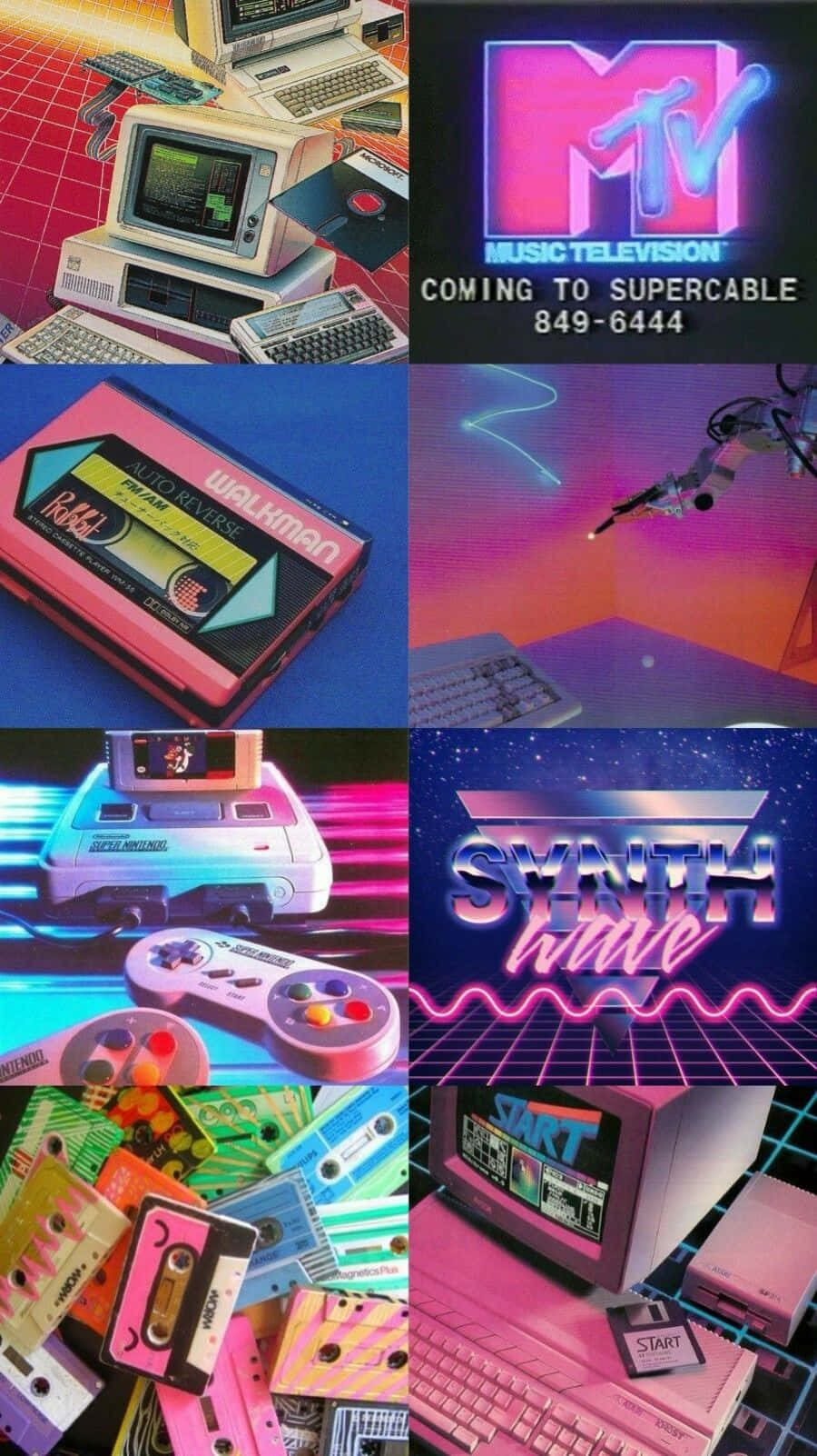 Embrace The Nostalgia - 90's Vintage Retro Aesthetic Wallpaper