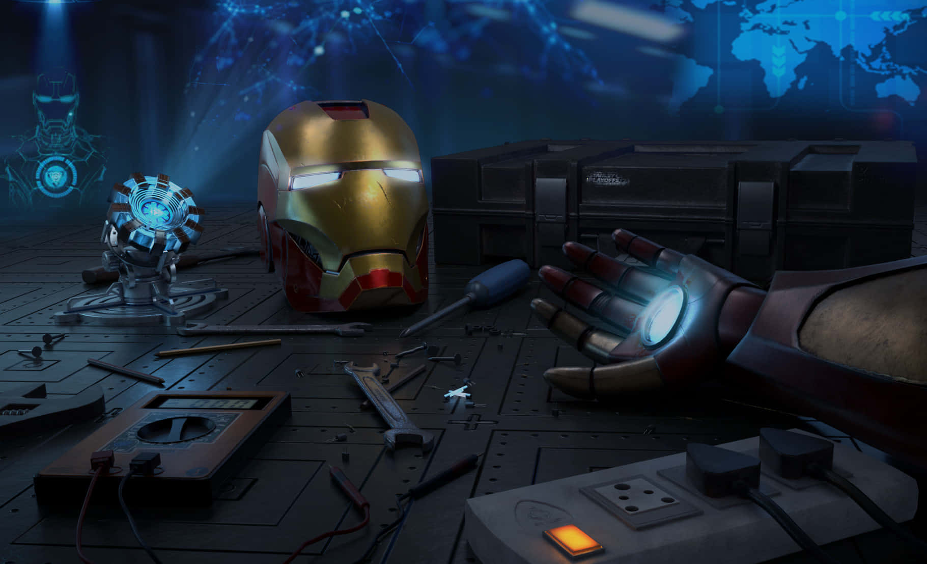 Embrace Tomorrow With Iron Man Technology Wallpaper