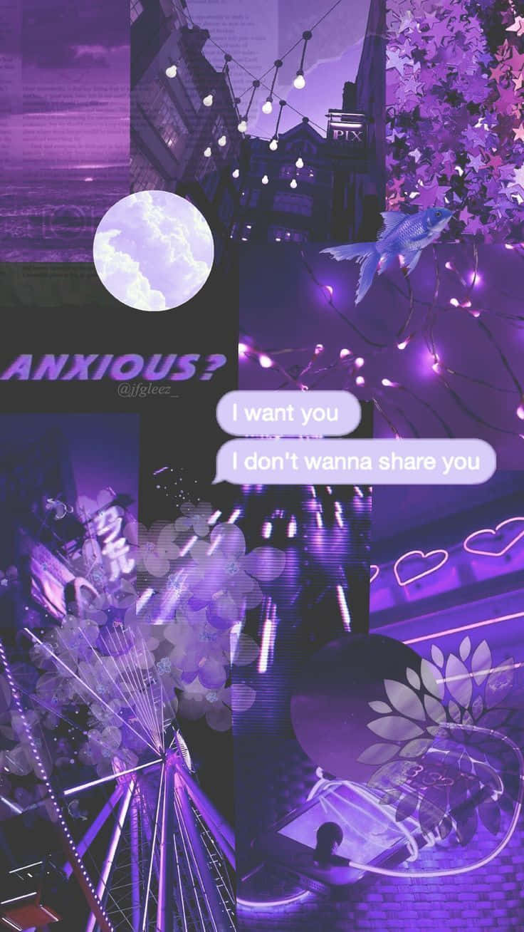 Embrace Your Creativity And Be An Aesthetic Purple Baddie Wallpaper